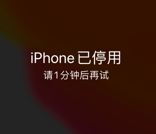 东兴苹果手机维修分享:iPhone 显示“不可用”或“已停用”怎么办？还能保留数据吗？ 