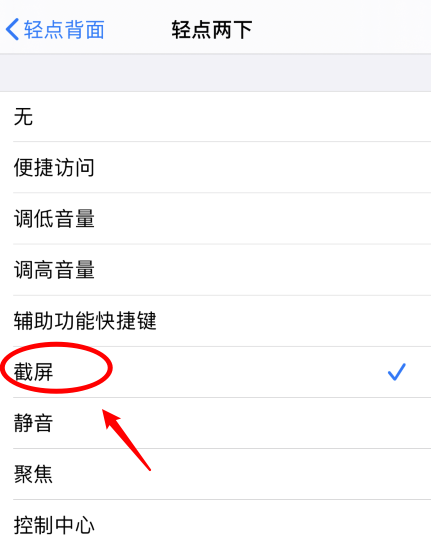 东兴苹果手机维修分享iPhone12如何启用双击截屏 